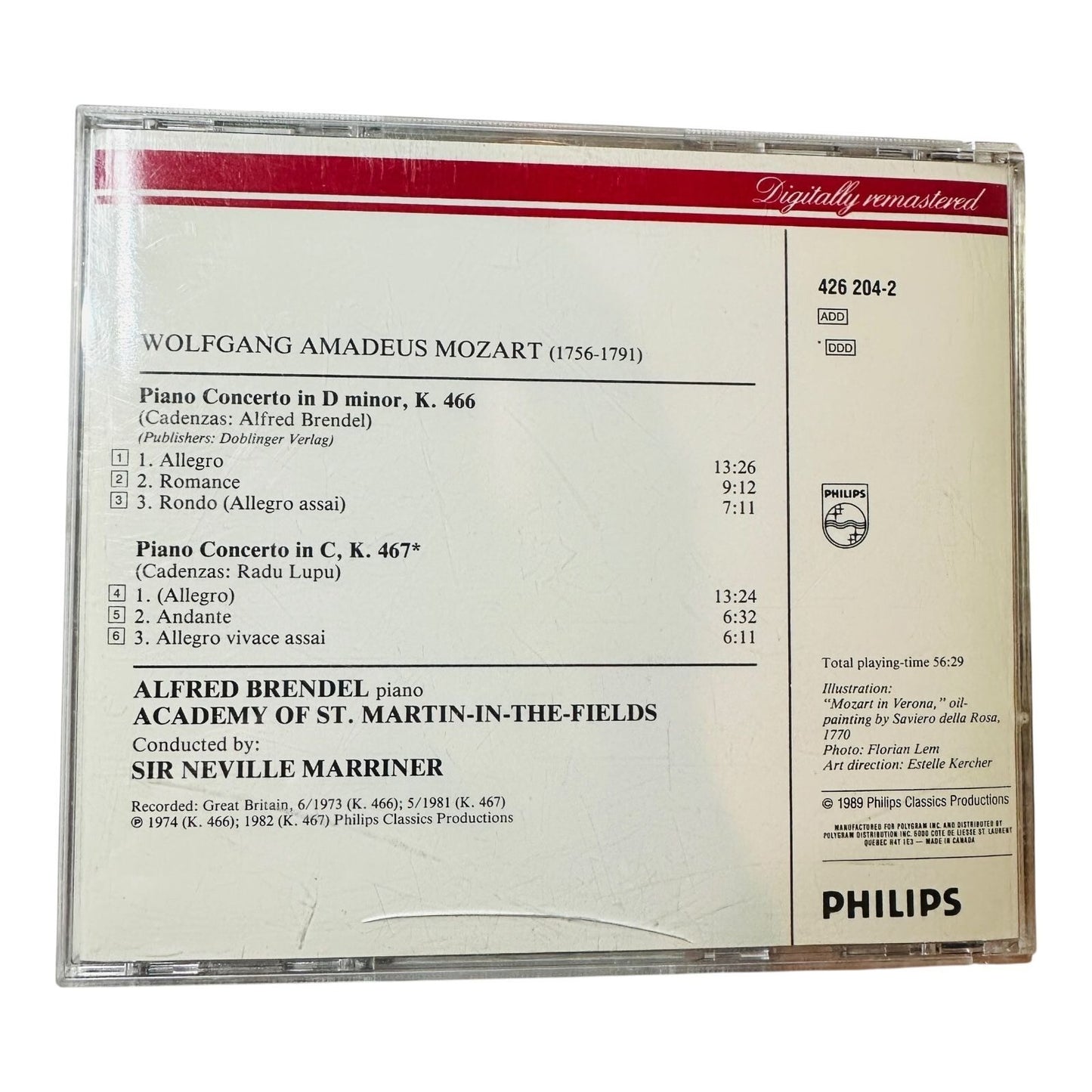 The Mozart Experience Vol. 2 Piano Concertos No. 20 K. 466 & No. 21 K. 467 CD