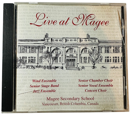 Live At Magee CD Wind Ensemble Senior Magee Secondary School Vancouver Canada