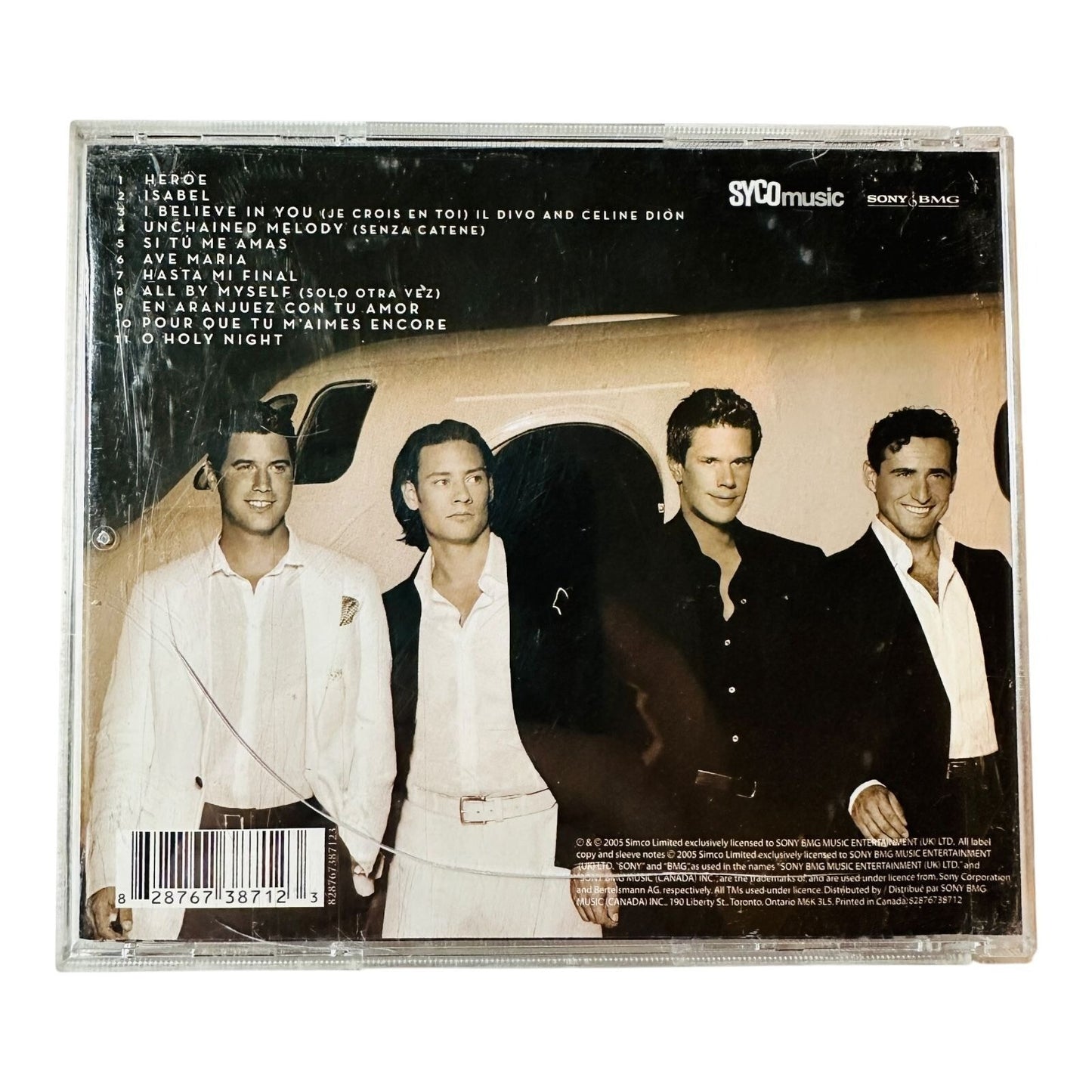 Il Divo Ancora Music CD Album 2005 Sony BMG SYCOmusic Pop Opera