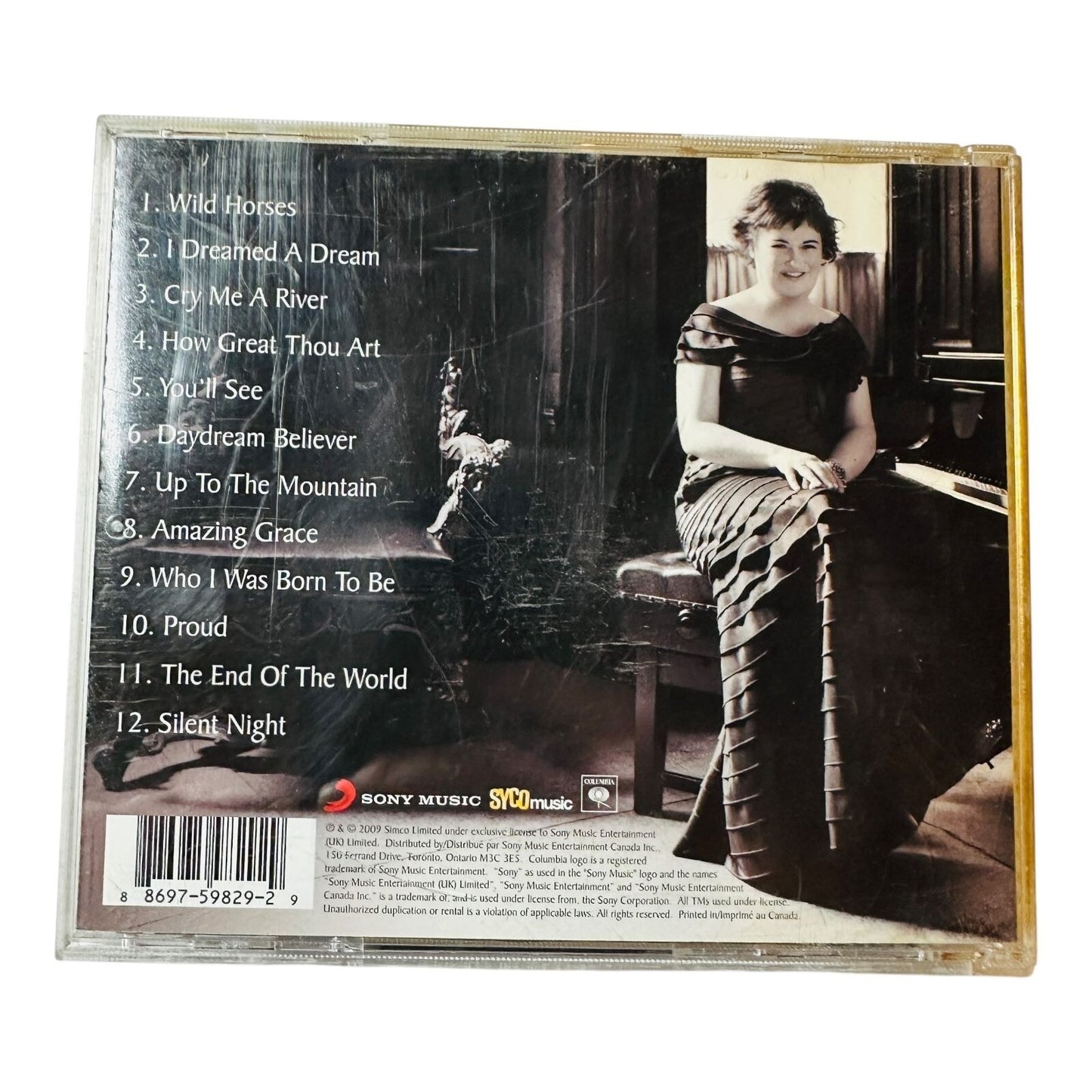 Susan Boyle I Dreamed A Dream 2009 CD Album With 12 Tracks In Jewel Case