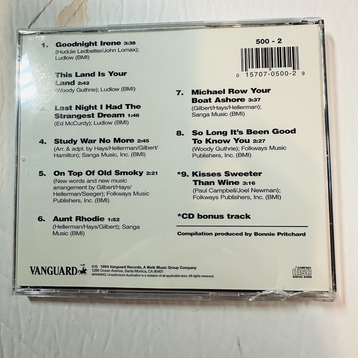 The Best Of The Weavers CD Album