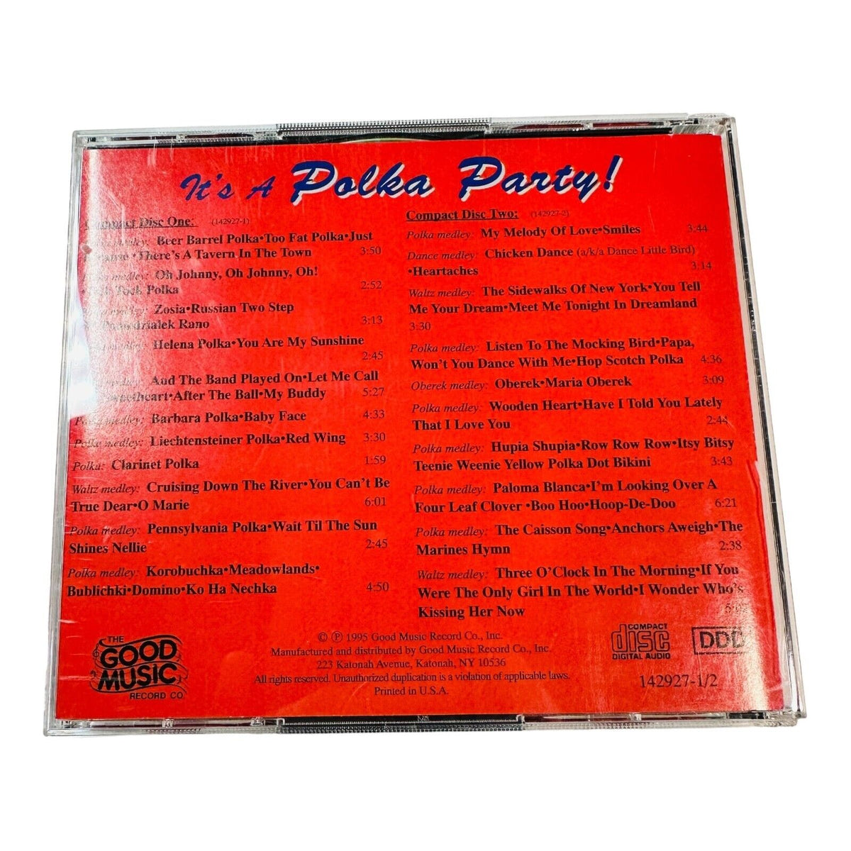 It's A Polka Party! Music Audio 2 CD Set
