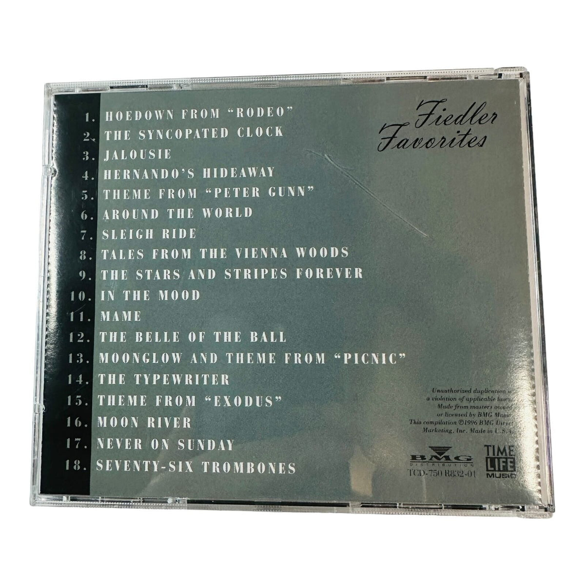 Arthur Fiedler & The Boston Pops Orchestra Fiedler Favorites CD
