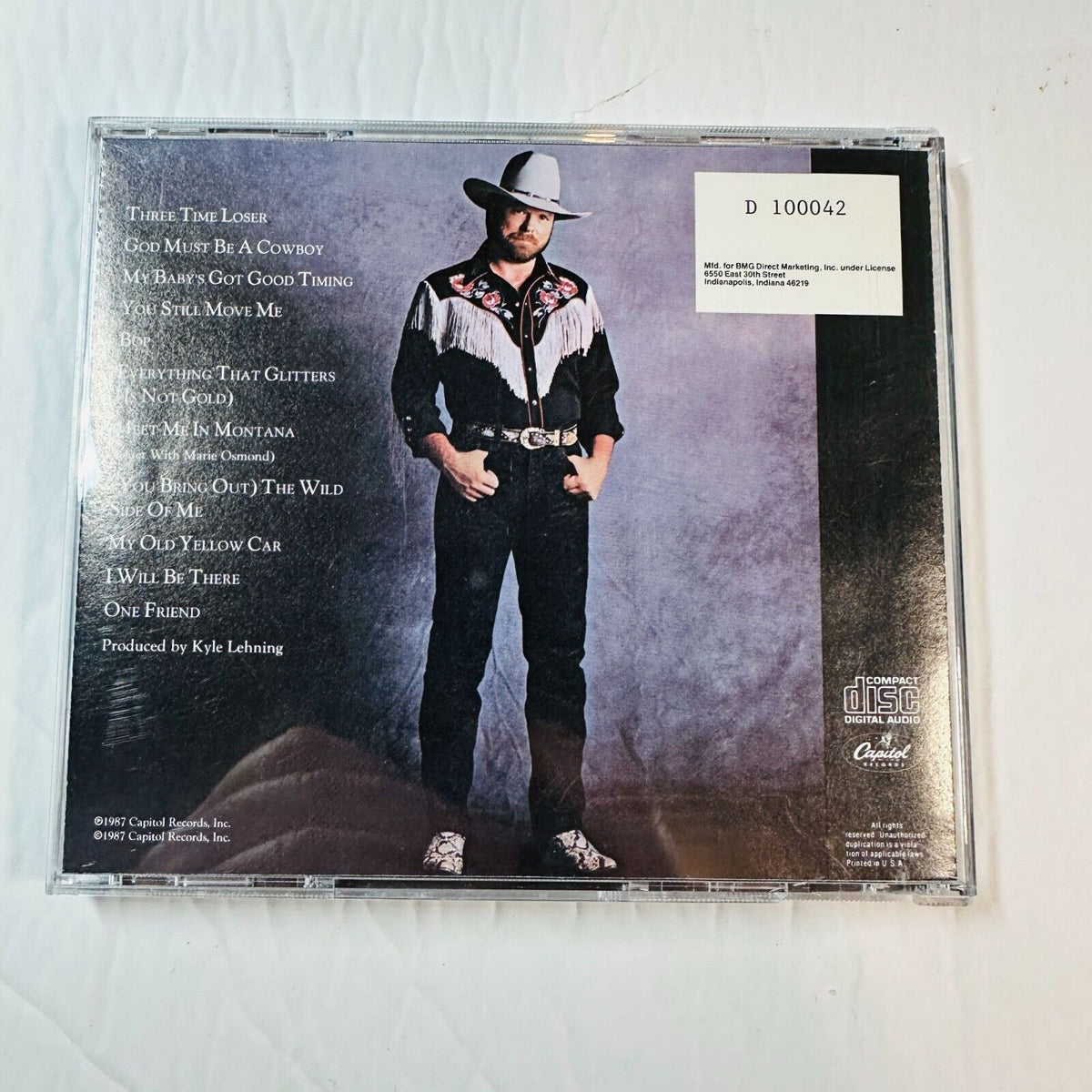 Dan Seals The Best CD 1991 Country Music Album Capitol Records