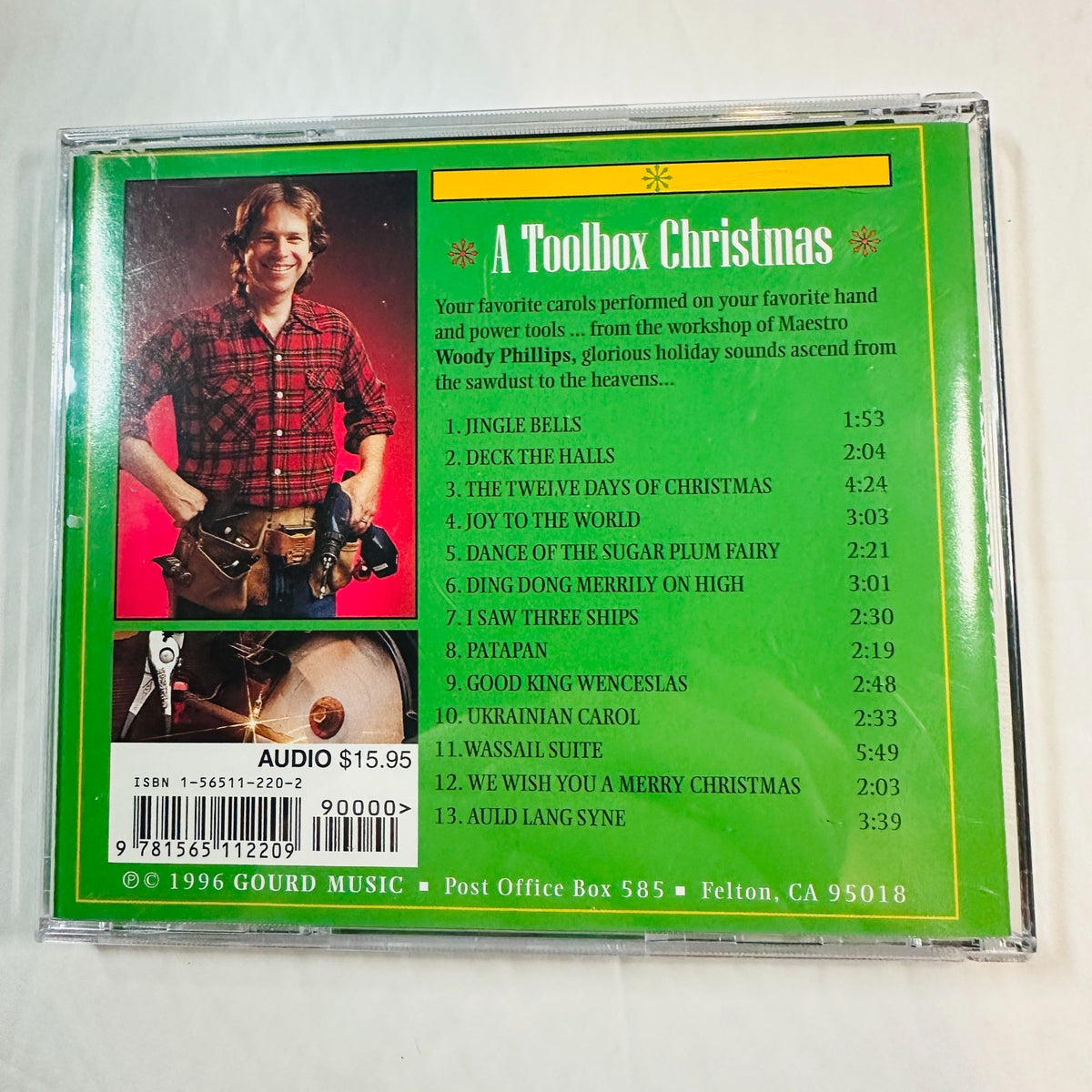 A Toolbox Christmas CD Woody Phillips Holiday Music Album