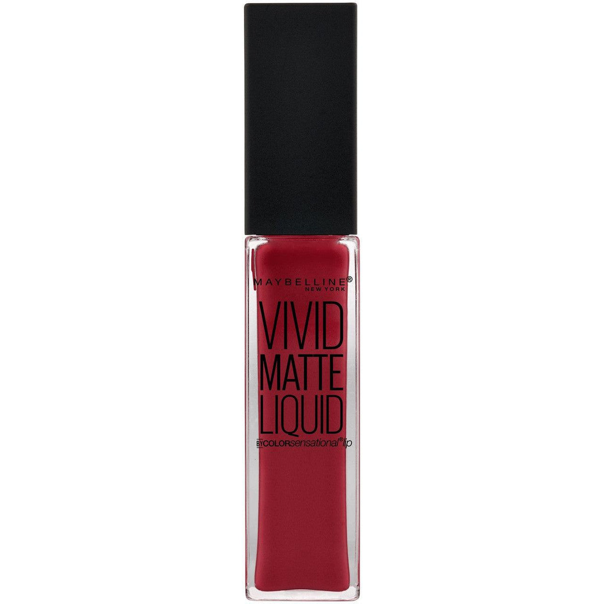 Maybelline Color Sensational Vivid Matte Liquid Lipstick Red Punch #36 - Suthern Picker