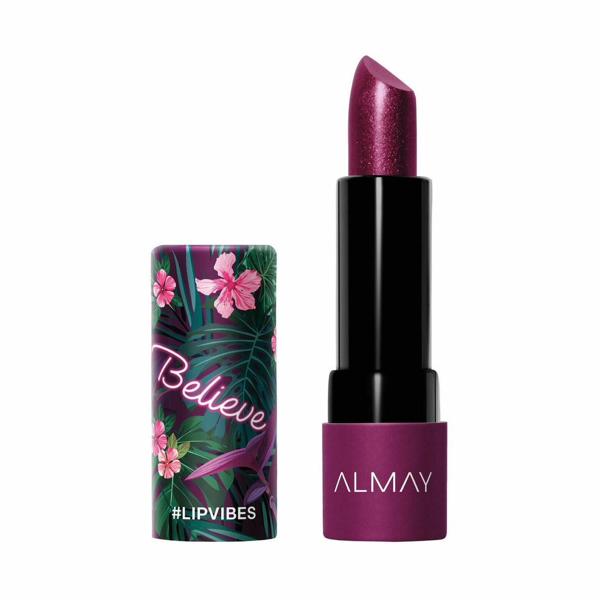 Almay Lip Vibes Lipstick with Vitamin E Oil & Shea Butter 280 Believe 0.14 Oz