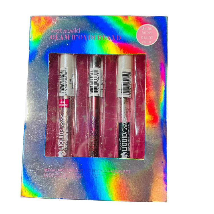 Wet N Wild Glam Wonderland Mega Last Catsuit Liquid Eyeshadow 3 Piece Set