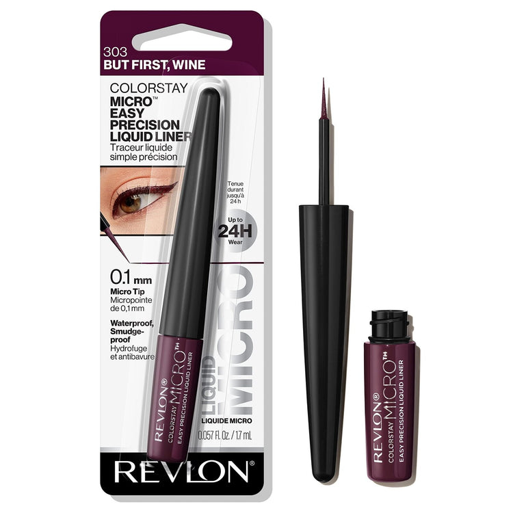 REVLON ColorStay Micro Easy Precision Liquid Liner 303 But First Wine Pack of 1