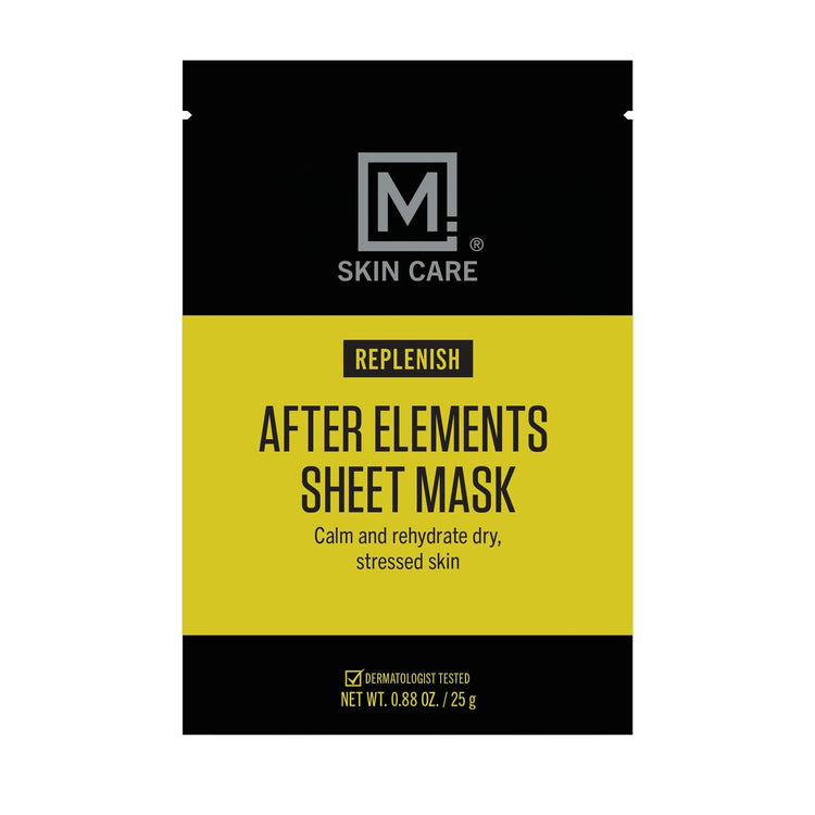 M. Skin Care After Elements Facial Sheet Mask Treatment for Men
