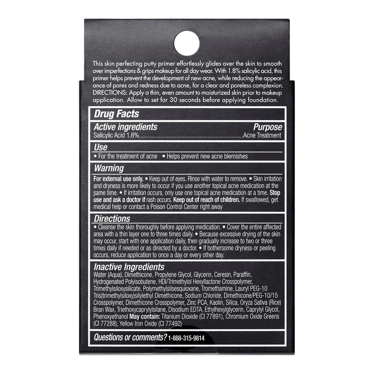 e.l.f. Acne Fighting Putty Primer Preps & Primes Skin Sheer 0.74 Oz (21g)