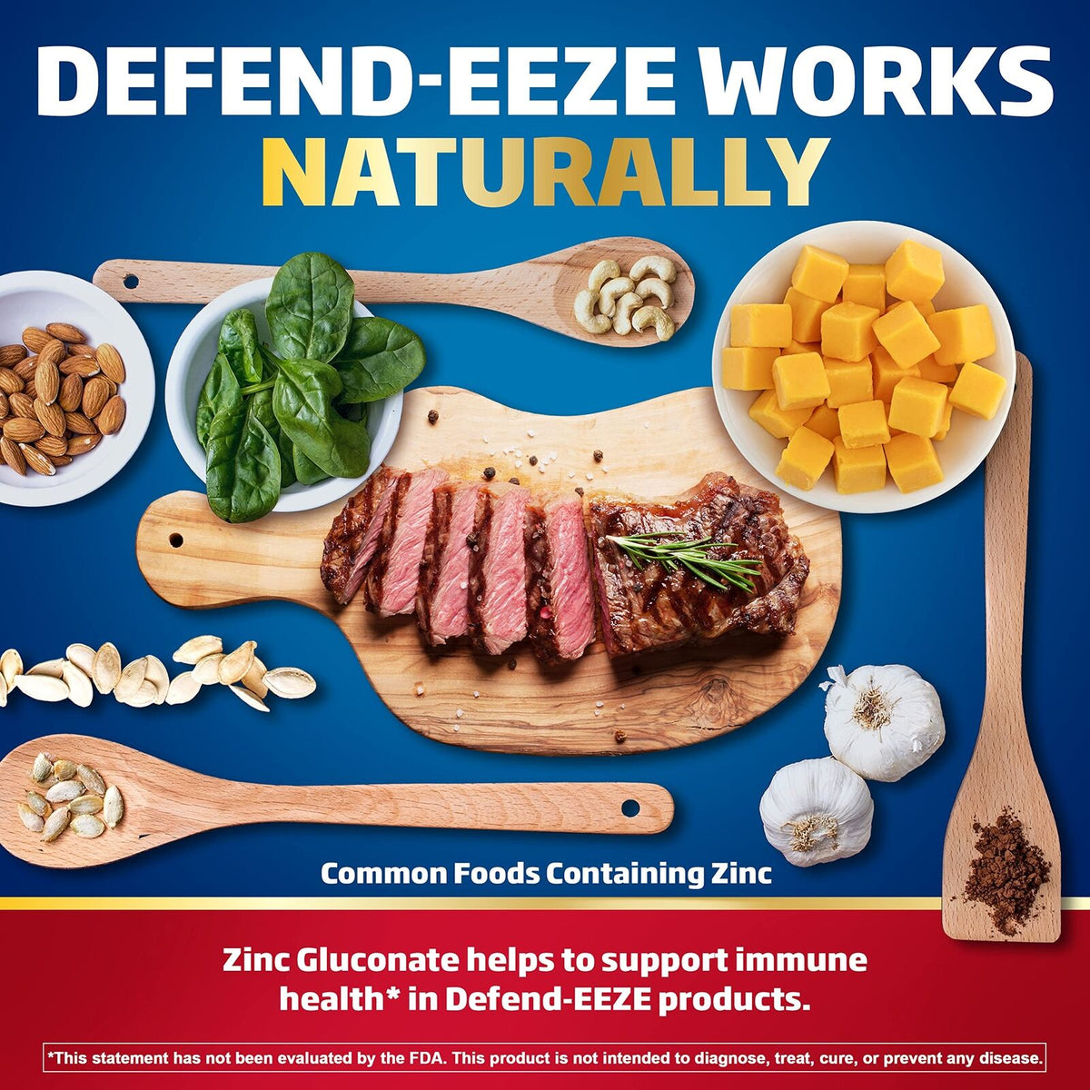 Defend-EEZE Immune Support Dietary Supplement Lozenges Elderberry Flavor 30 Ct