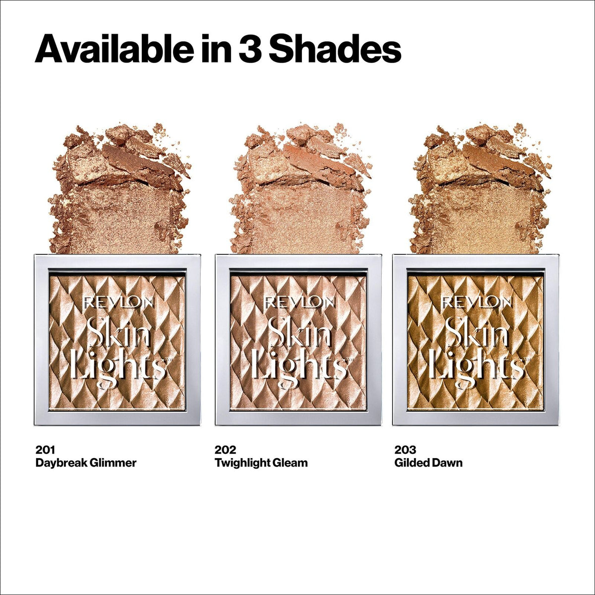 Revlon Highlighter Skin Lights Prismatic Powder Shimmer 201 Daybreak Glimmer