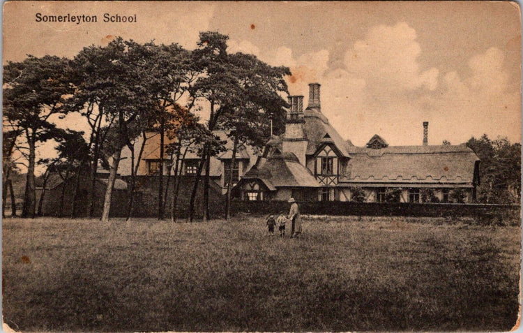 Somerleyton Primary School UK Vintage Postcard