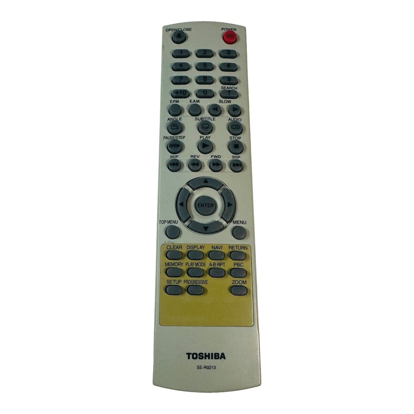 Toshiba SE R0213 Remote Control Replacement for TV DVD Player Tested Working