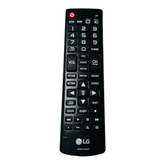 LG AKB74475433 TV Remote Control Black for 42LX330C 42LX530S 43LX310C 49LX310C