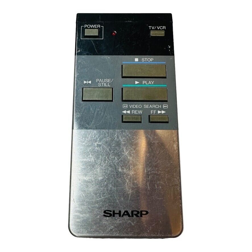 Sharp RRMCG0119GESA VCR Remote Control for VS6846 VC683 VC6846