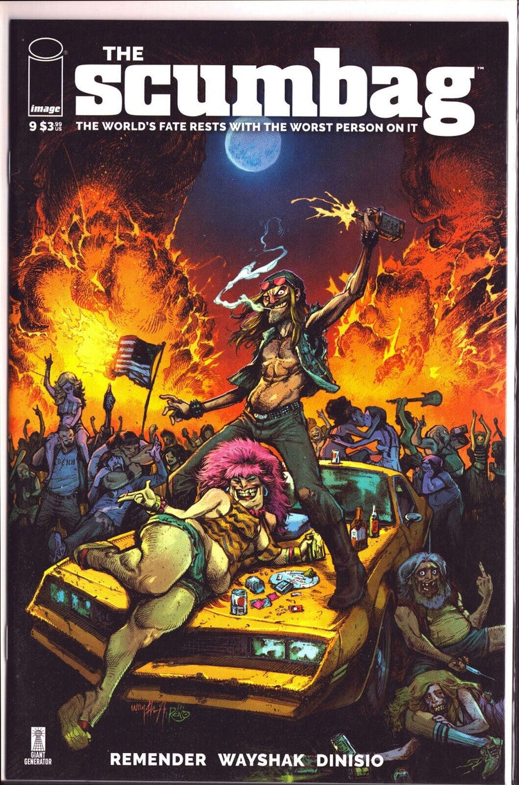 The Scumbag No. 9 2021 by Jonathan Wayshak 	Image Comics