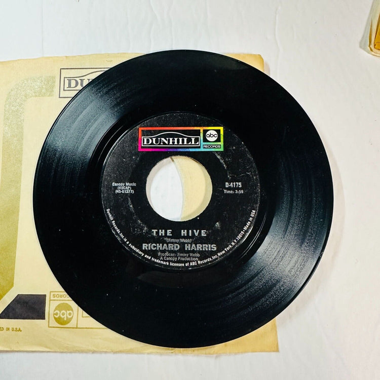 Richard Harris 45 RPM Vinyl The Hive / Thats The Way It Was Dunhill ABC Records