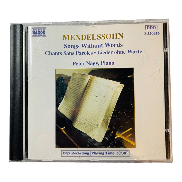 Mendelssohn Songs Without Words Chants Sans Paroles Lieder Ohne Worte Peter Nagy