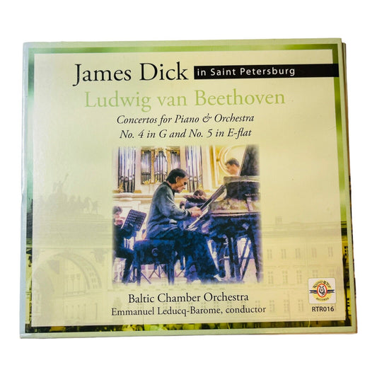 James Dick in Saint Peterburg Ludwig van Beethoven Concerto No. 4, 5, CD
