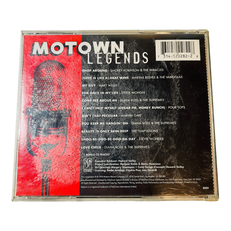 Motown Legends 1 / Various by Various Artists CD, 1995