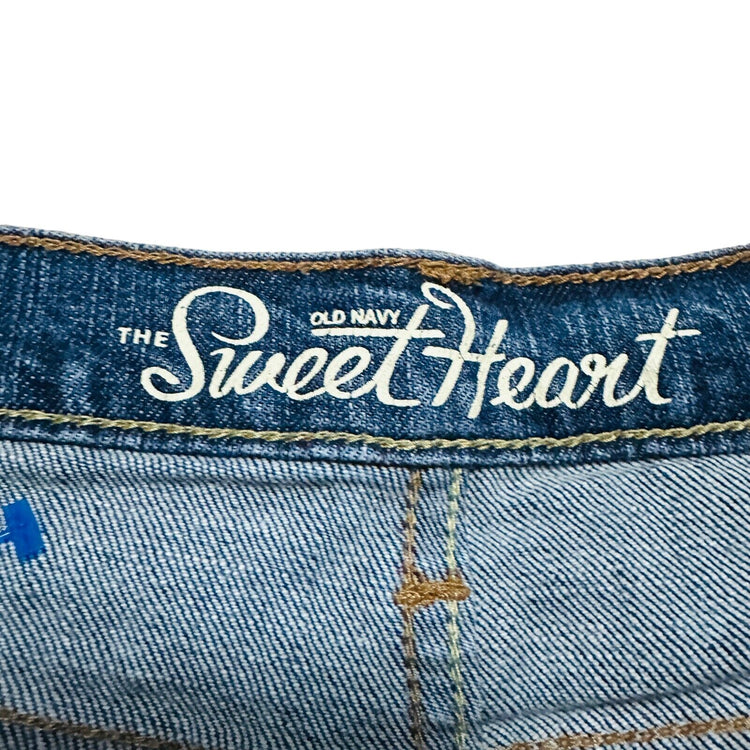 Old Navy The Sweet Heart Boot Cut Jeans Women's Size 10 Mid Rise Denim Blue