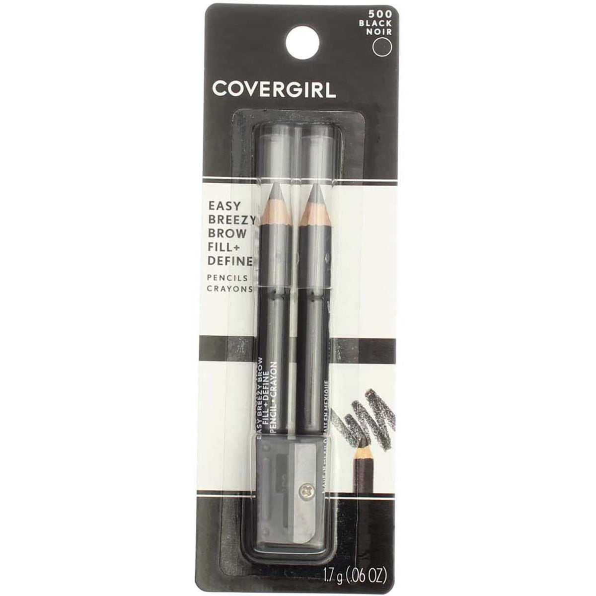 CoverGirl Professional Brow & Eye Makers Brow Shaper Eyeliner Midnight Black 500