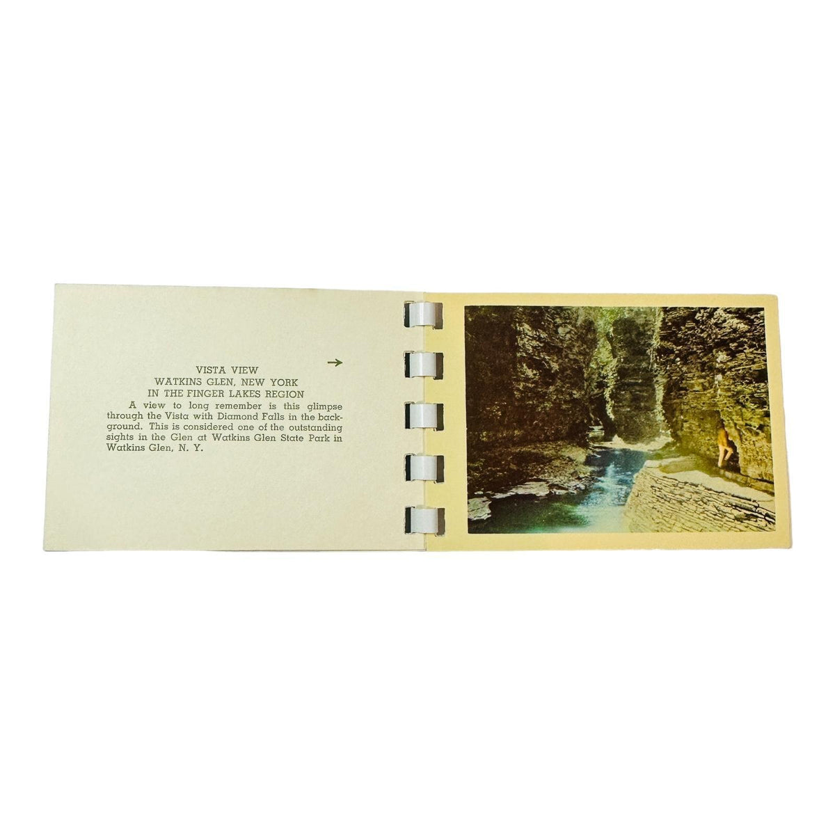 Watkins Glen New York Mini Postcard Book Booklet