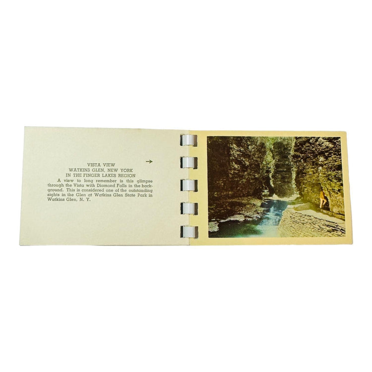 Watkins Glen New York Mini Postcard Book Booklet