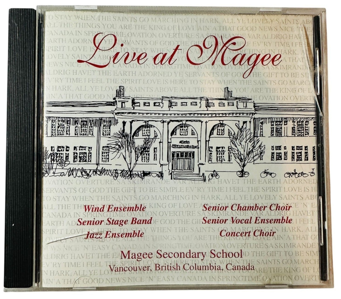 Live At Magee CD Wind Ensemble Senior Magee Secondary School Vancouver Canada