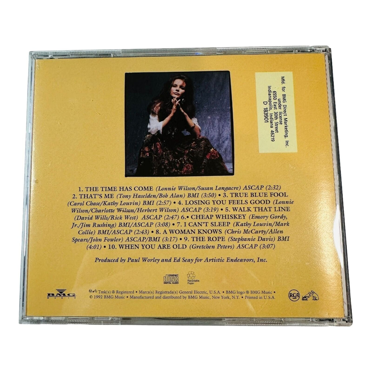 Martina McBride The Time Has Come CD Album 1992 Country Music