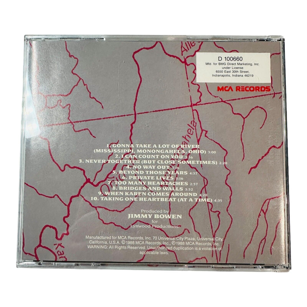 Monongahela Audio CD By The Oak Ridge Boys