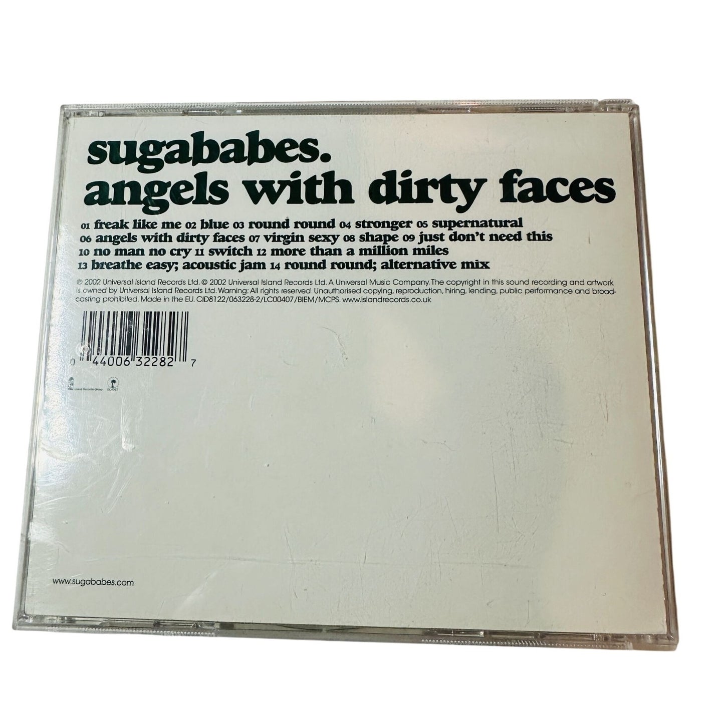 Sugababes Angels With Dirty Faces CD Album 2002 Special Edition Freak Like Me