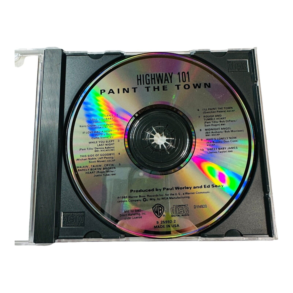 Paint the Town by Highway 101 CD September 1989 Warner Bros.