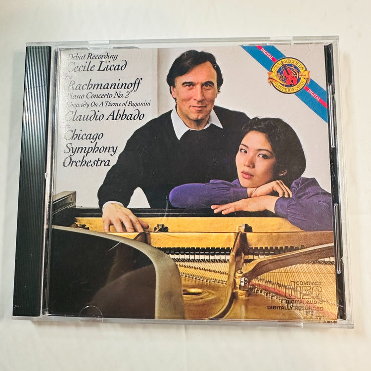 Rachmaninoff Piano Concerto No. 2 Rhapsody On Theme Of Paganini CD Cecile Licad