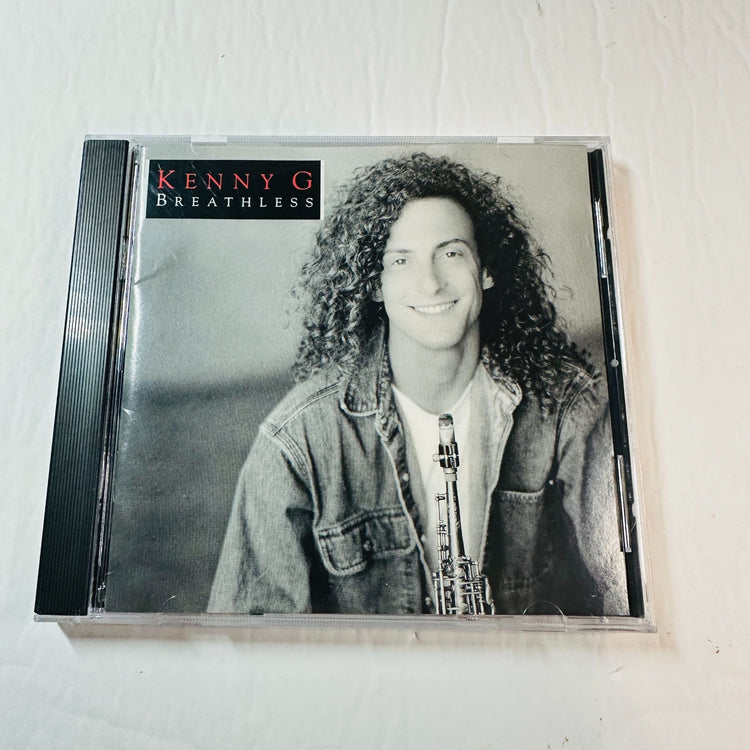 Kenny G Breathless CD Album Arista 1992 Smooth Jazz Saxophone