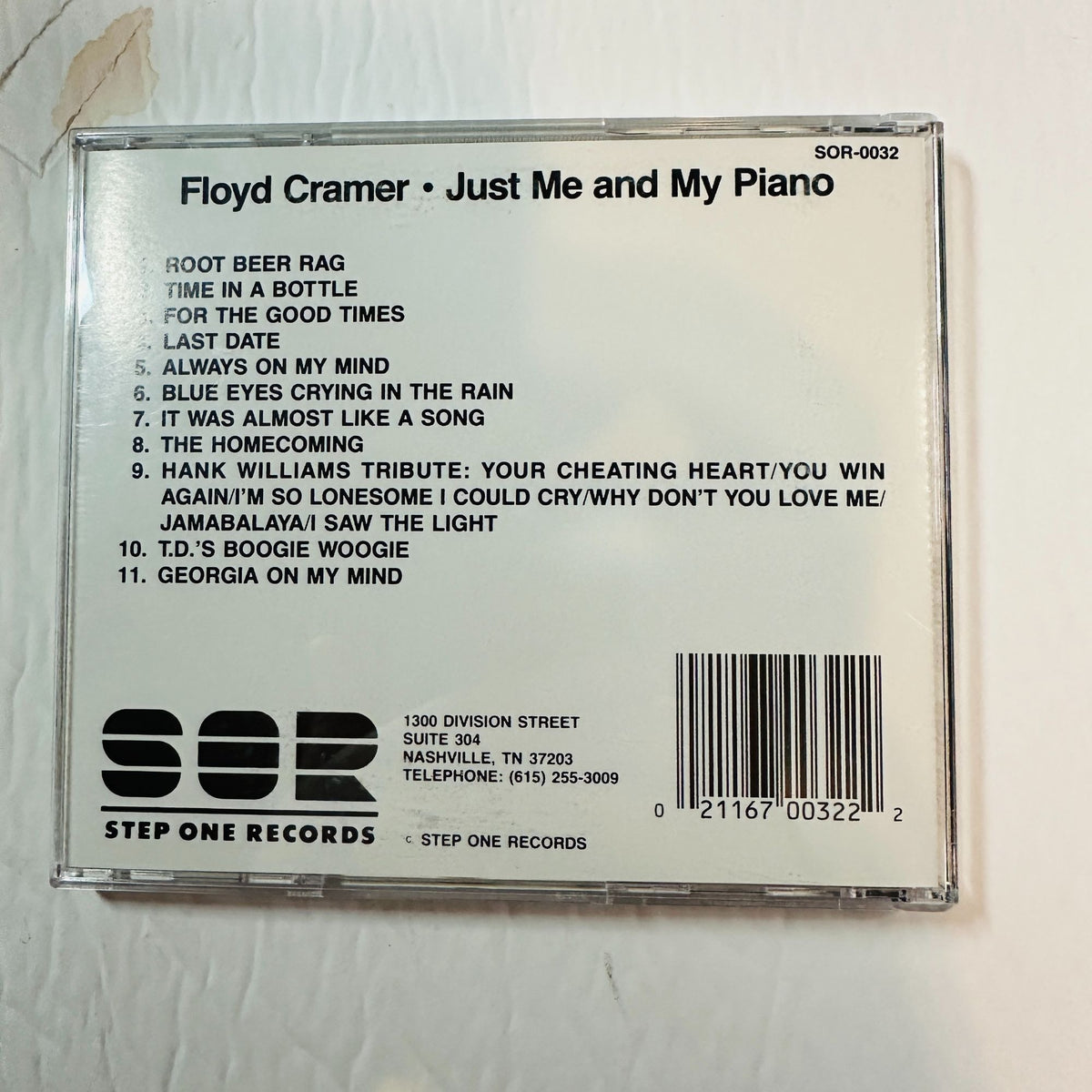 Floyd Cramer Just Me And My Piano CD Album