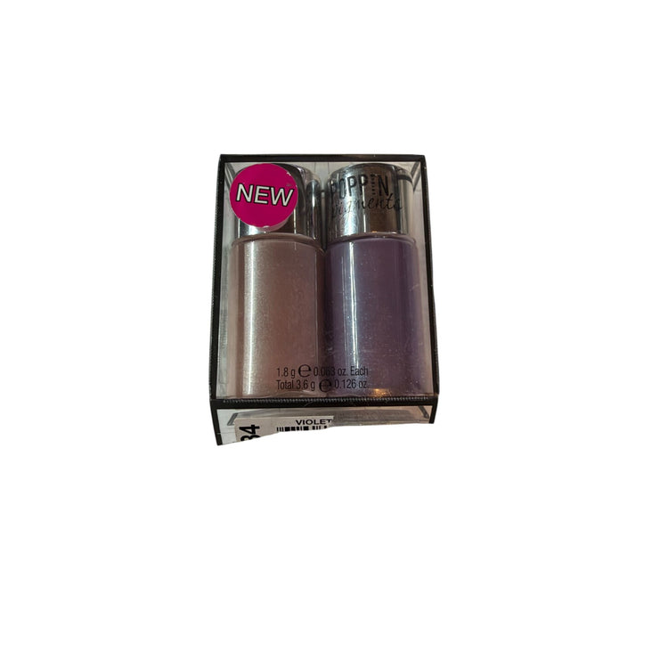 Hard Candy Poppin Pigments Loose Eyeshadow Duo 3.6g Violet & Pink New Sealed