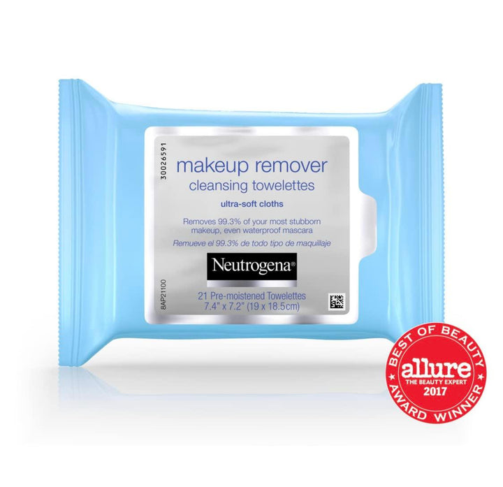 Neutrogena Makeup Remover Cleansing Towelettes 21 Sheets - Suthern Picker