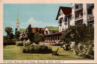 The Chateau Murray Hotel & Cottages Murray Bay Quebec Vintage Postcard Unposted - Suthern Picker