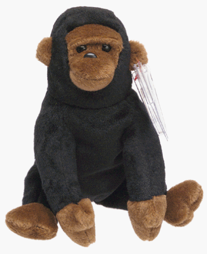 Ty Beanie Baby Congo The Gorilla Stuffed Animal Plush With Tags 1996 1 - Suthern Picker