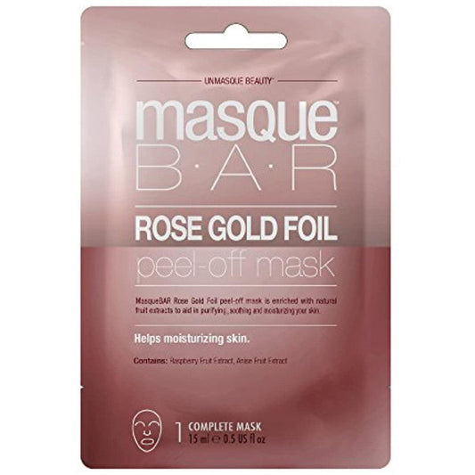 Masque Bar Rose Gold Foil Peel Off Mask Sachet 0.41 Fluid Ounce - Suthern Picker