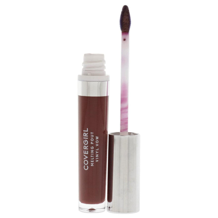 COVERGIRL Melting Pout Vinyl Vow Liquid Lipstick #230 Hustle 0.11 Ounce - Suthern Picker