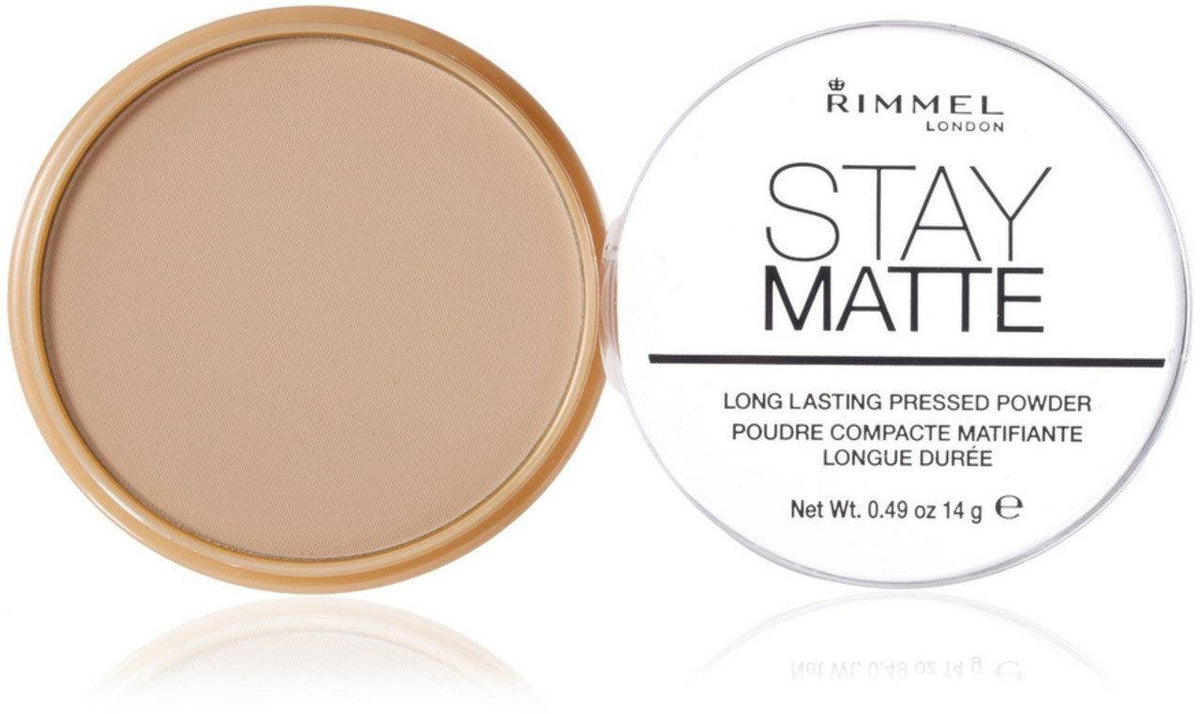 Rimmel Stay Matte Pressed Powder Transparent 001 0.49 oz - Suthern Picker