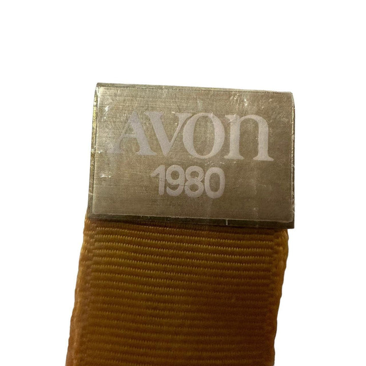 Vintage Avon 1980 Yellow Ribbon Pin Brooch NEW Sealed - Suthern Picker