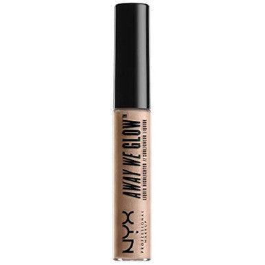 NYX Professional Makeup Away We Glow Liquid Highlighter Moon Beam 0.22 Ounce - Suthern Picker