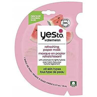 Yes To Watermelon Super Fresh Paper Mask Light Hydration 0.6 oz. - Suthern Picker