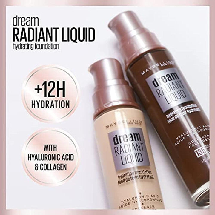 Maybelline Dream Radiant Liquid Lightweight Liquid Foundation Cashew 80 - Suthern Picker