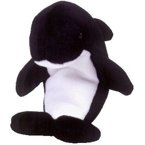 Ty Beanie Waves The Whale Stuffed Animal Plush With Tags 1996 - Suthern Picker